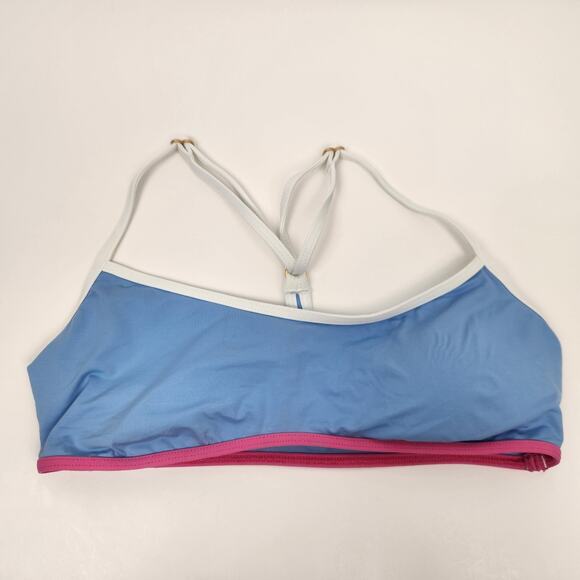 L*Space Pamela Bikini Top Racerback in Blue Size Small NWT - Picture 3 of 6